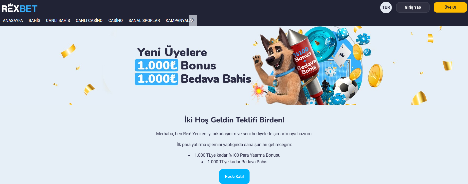 RexBet Giriş 2025