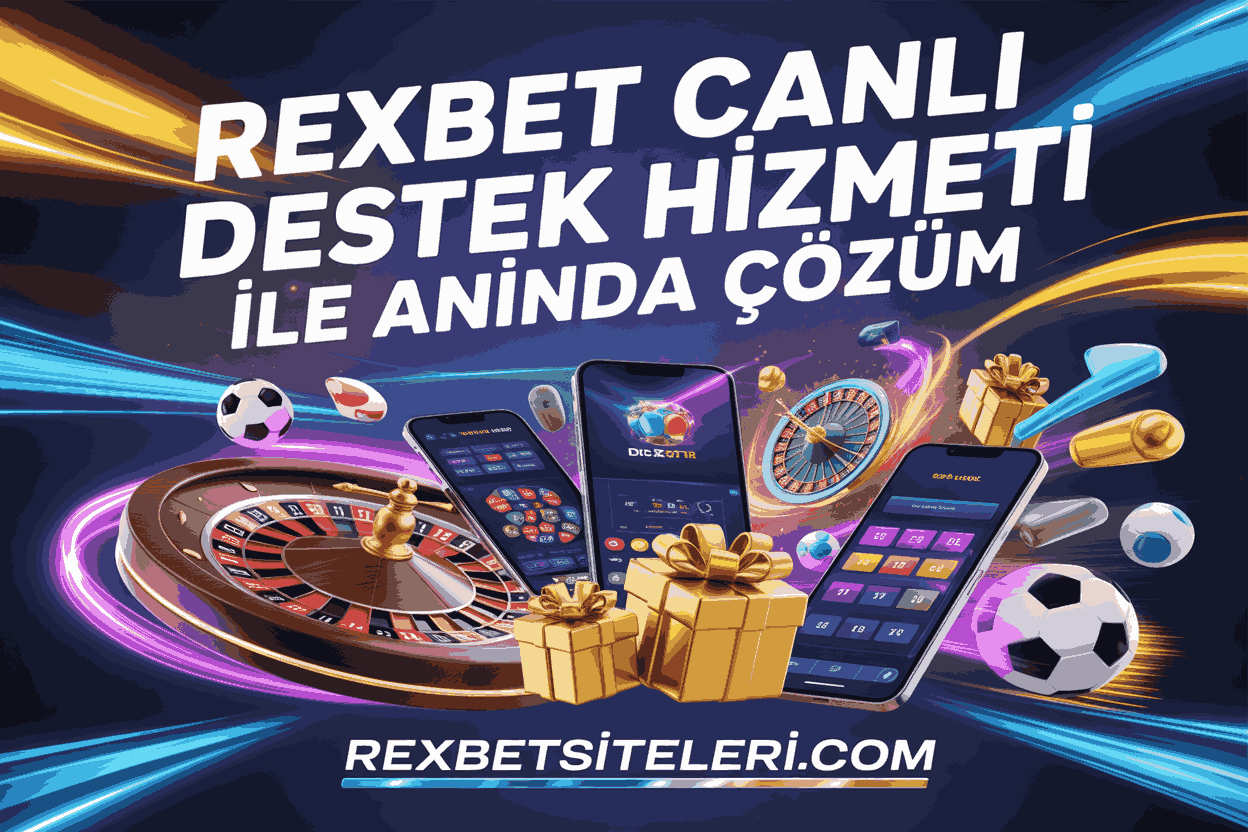 Rexbet Canlı Destek Hizmeti ile Anında Çözüm