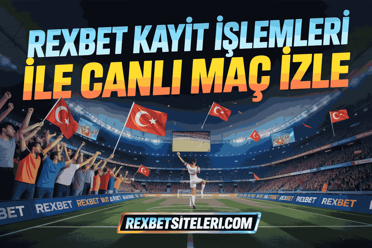 Rexbet Kayıt İşlemleri İle Canlı Maç İzle