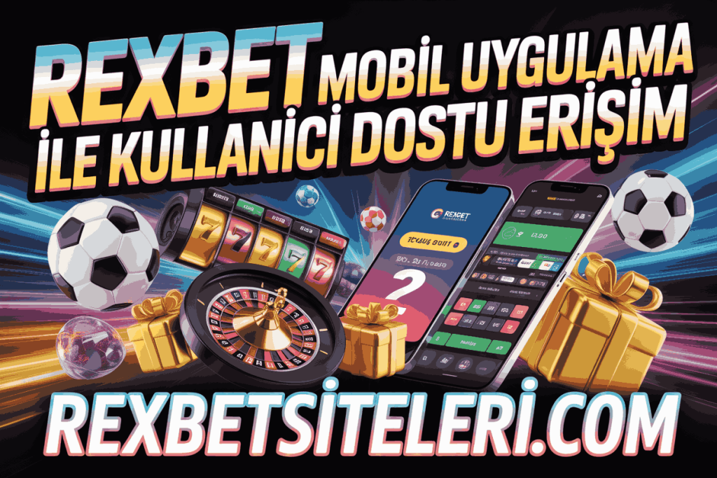 rexbet mobil uygulama ile kullanici dostu erisim