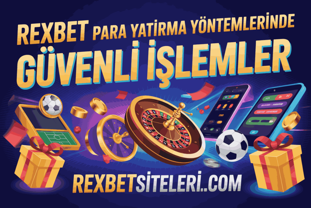 rexbet para yatirma yontemlerinde guvenli islemler