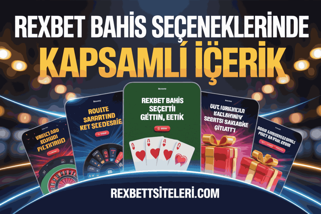 rexbet bahis seceneklerinde kapsamli icerik
