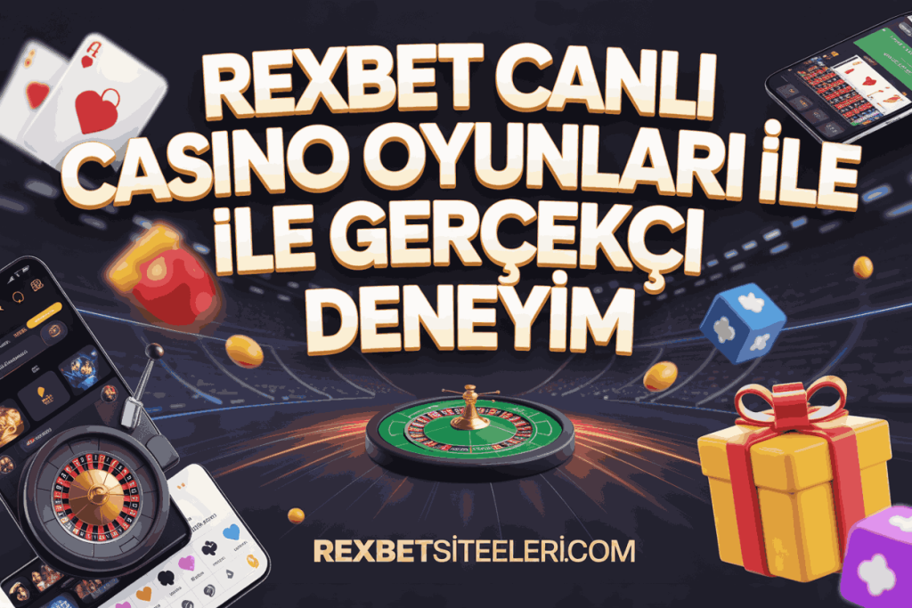 rexbet canli casino oyunlari ile gercekci deneyim